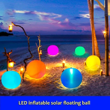 

New Solar Swimming Pool Light LED Solar Luminous Floating Ball Outdoor Garden Hanging Light