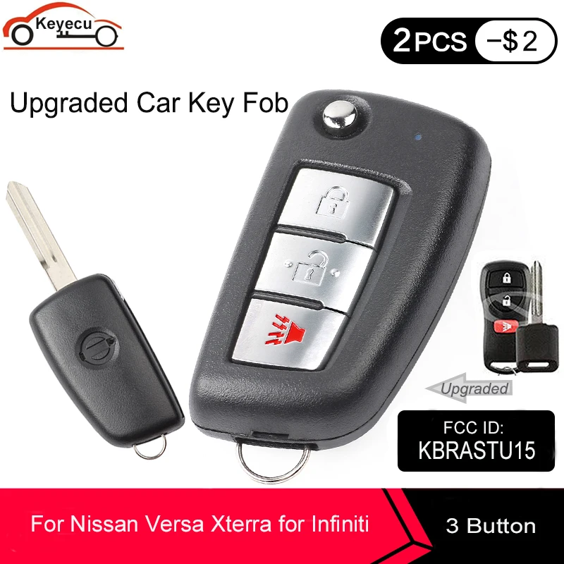 KEYECU 3 шт. 315 МГц ID46 обновленный дистанционный ключ для Nissan Armada Frontier & Infiniti FX35 FX45 2003