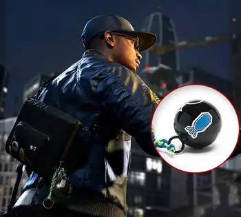

Watch Dogs 2 Marcus Melee Weapon Thunderball WD2 Dedsec Bag Decoration Ball Cosplay Costumes Accessory Halloween Christmas Props