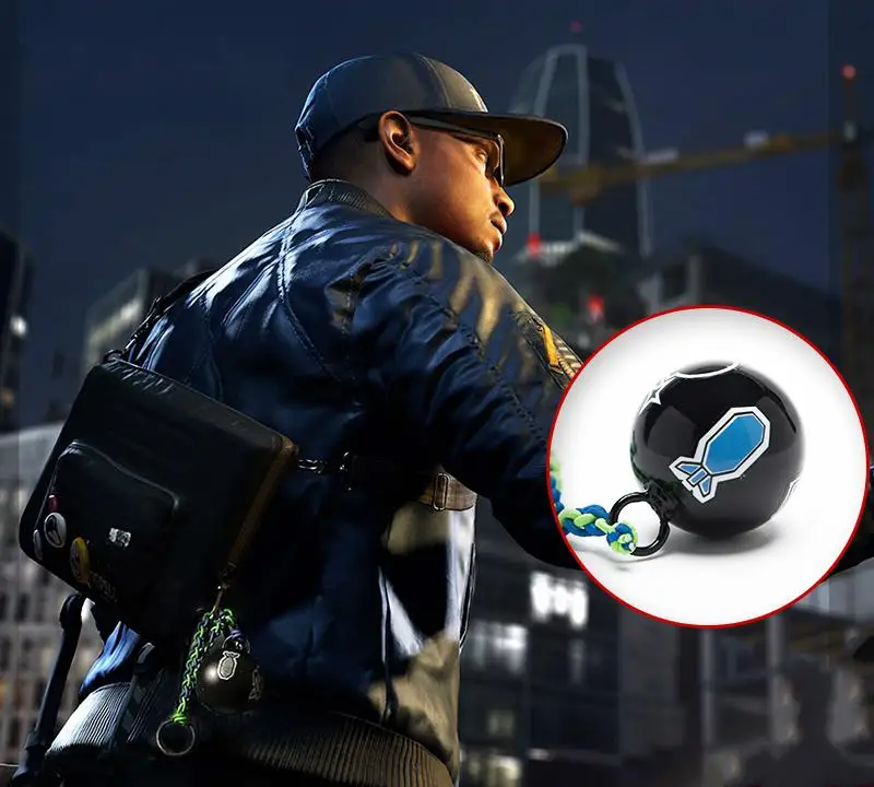 Watch Dogs 2 Marcus Melee Weapon Thunderball WD2 Dedsec bolsa