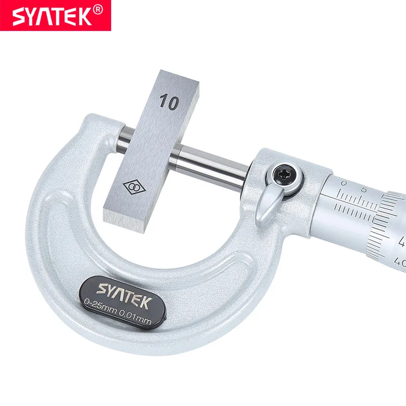 

Syntek Micrometer 0-25mm High-Precision Mechanical Outer Diameter Measurement Spiral Dial Micrometer Maker fen li Silk Caliper