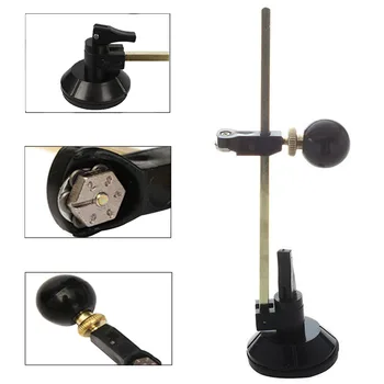 

6 Wheels Scribe Suction Cup Adjustable With Scale Knob Portable Easy Operate Glass Cutter Simple Circular Window Durable