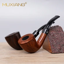 

Solid Wood Pipe Handmade Pipe Classic Design Wooden Pipe Heather Nodule Smoking Pipes for Smoking Weed Smoking Accessories