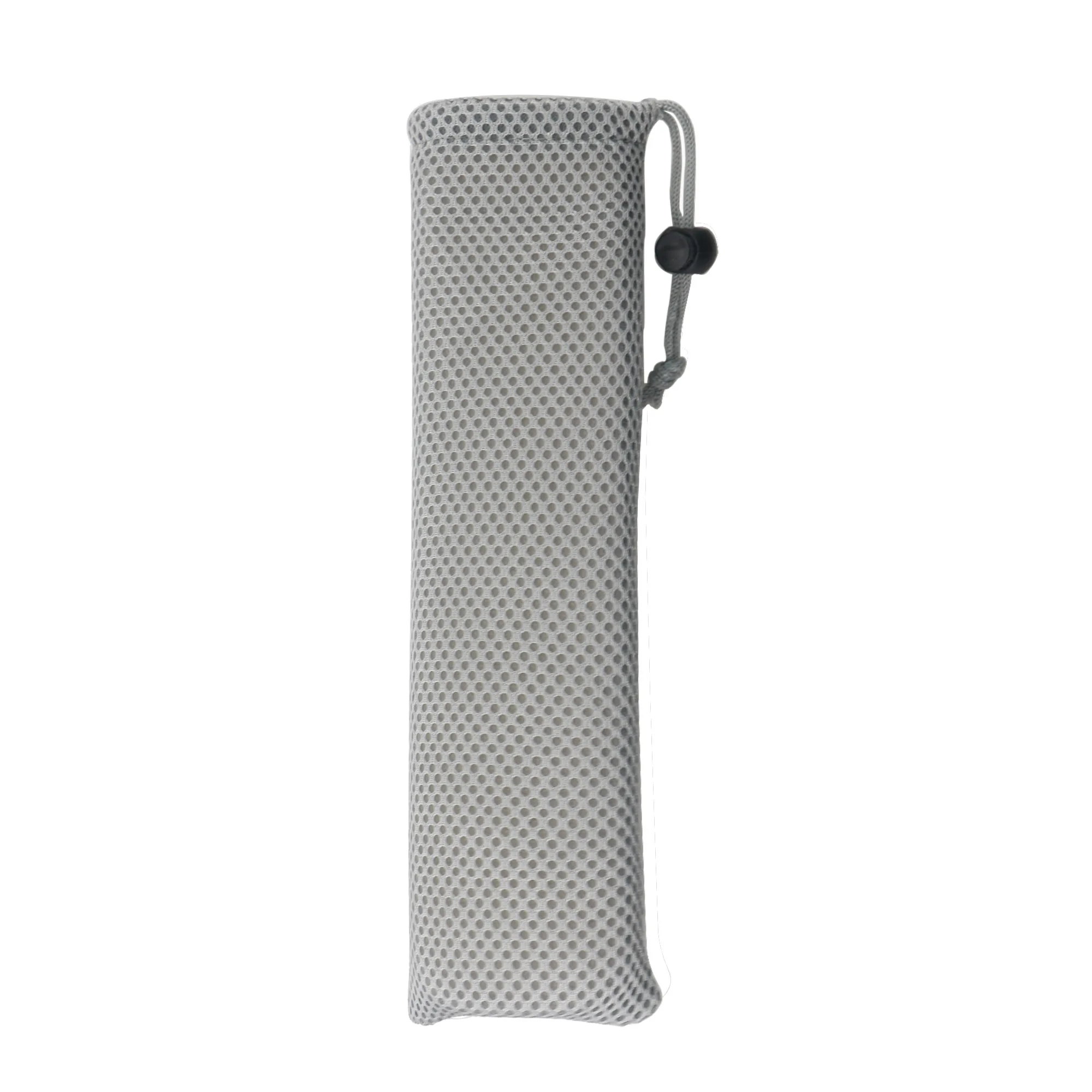 1 Pcs Mesh Bag 18/10 складной набор соломы из нержавеющей стали, многоразовая телескопическая соломинка для питья, портативная соломинка для путешествий, металлическая соломенная щетка для питья - Цвет: 1 Pcs Mesh Bag