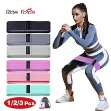 

Ride Force 1/2/3PCS Elastic Rubber Bands Set for Women Men Fitness Gym Home Resistance Booties Band Hip Circle Expander Workout