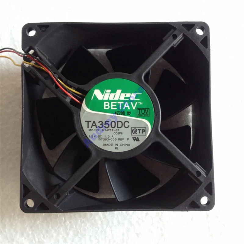 Вентилятор охлаждения NIDEC TA350DC M34789-57 CQ4 9238 12 В 1 А 9 см 3-проводной с двумя