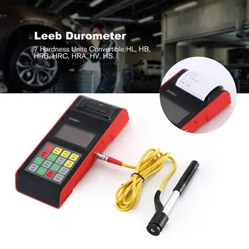 

Digital Leeb Durometer Hardness Tester meter Penetrometer Sclerometer with With Printer Funciton 100V-240V TH-110