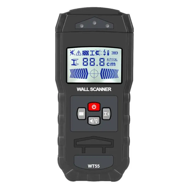 Goedkoop Digitale Muur metalen Detector bedrading Detecteren draad waterleidingen materialen in de muur motion detector Elektrische Doos Finder WT55