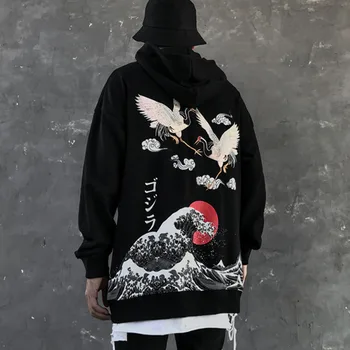 

Men Sweatshirts With A Hood 2020 New Trend Spring And Autumn Loose Male Hoodies Teenager Boys Coat Korean Style Black Brown H75