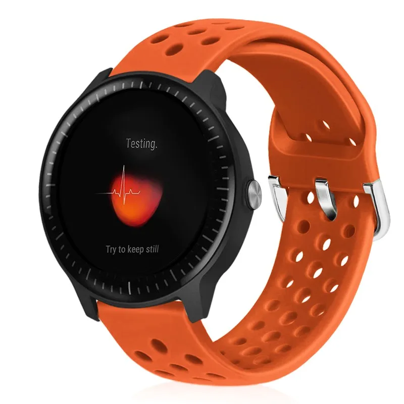 Для Garmin Vivoactive 3 ремешок для часов 20 мм силиконовый водонепроницаемый ремешок для часов samsung Galaxy 42 мм/Активный 40 мм 1/2