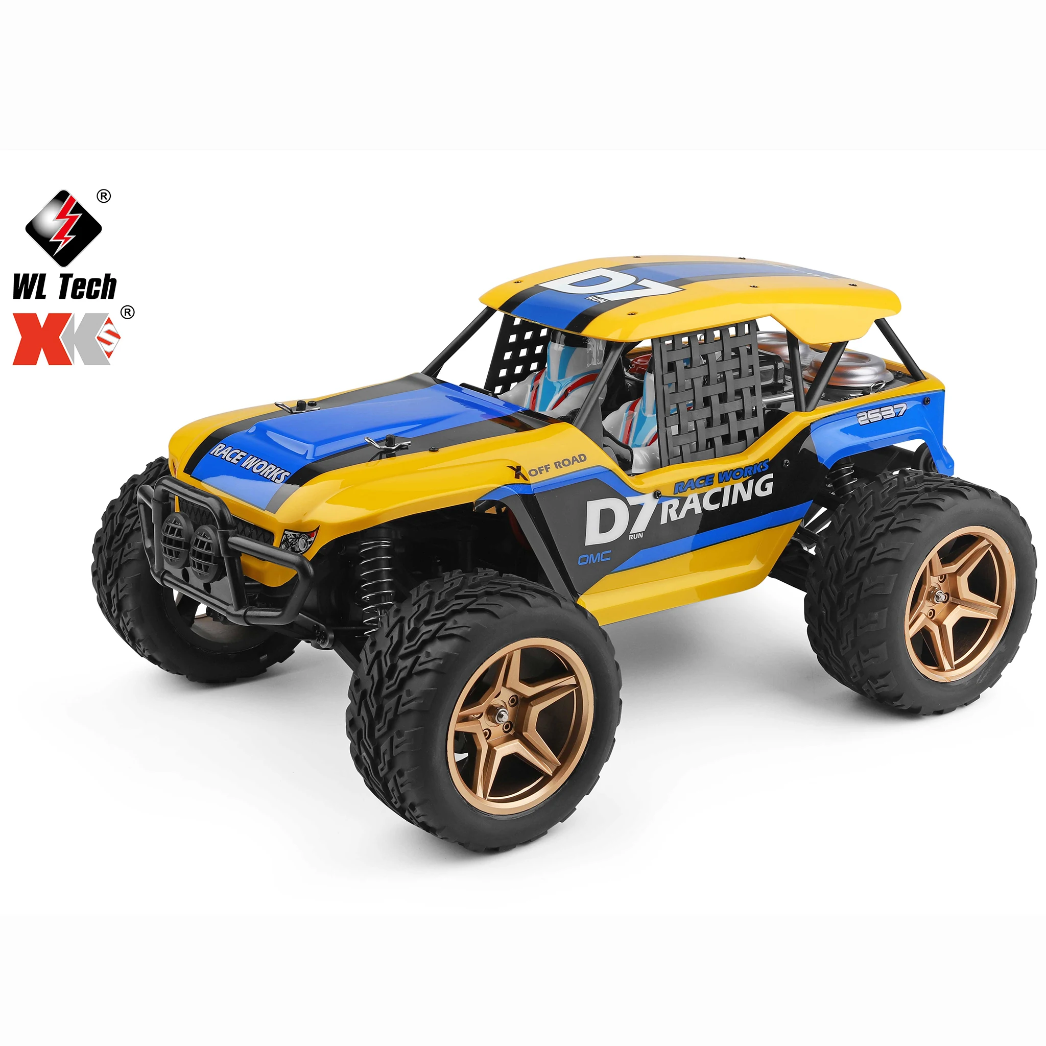Wltoys Высокоскоростной RC пустынный багги электрический спортивный автомобиль 12402-A 1/12 45 км/ч 4WD Rc Дрифт автомобиль радиоуправляемые игрушки