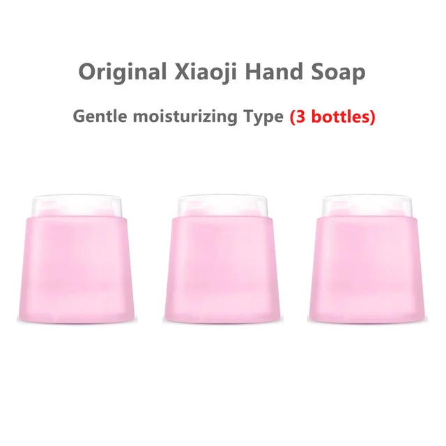 soap 3pcs pink Xiaomi Minij, ручная стирка, мыло для рук, жидкое, четыре цвета, инфракрасный, авто, индукция, мыльница, мыло, диспенсер для Famliy - Цвет: soap 3pcs pink