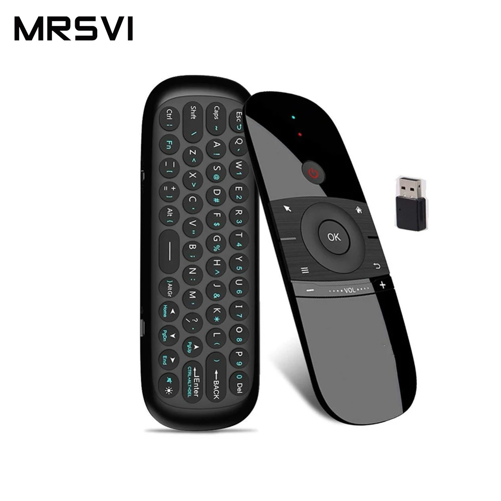 MRSVI новый оригинальный W1 Fly Air mouse 2 4 ГГц Беспроводная клавиатура Пульт