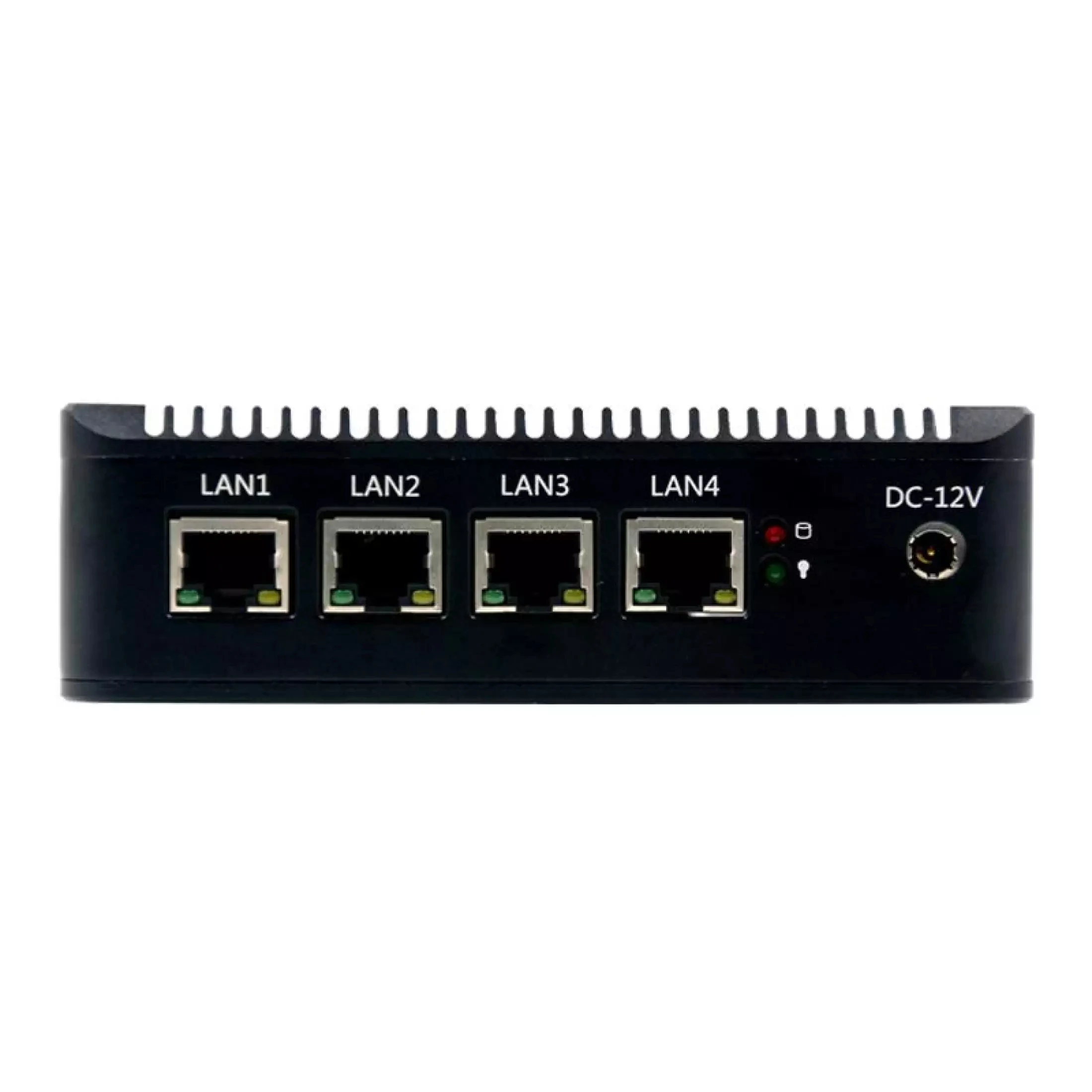 Minienrutador Pfense N2840 de doble núcleo, caja de servidor de 4x1000M, Lan, Wake Up, compatible con Windows 10, Linux, 4 Gigabi, ordenador sin ventilador
