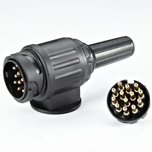 Аксессуары для грузовиков 12 В 13pin пластик обжимной прицеп вилка Европа Стиль трейлер аксессуары Буксировка прицепов запчасти караван аксессуары