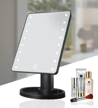 

Adjustable LED Professional Lighted Makeup Mirrors With LED Light 16/22 Touch Screen Mirrors For Beauty Makeup Eyelash Brush