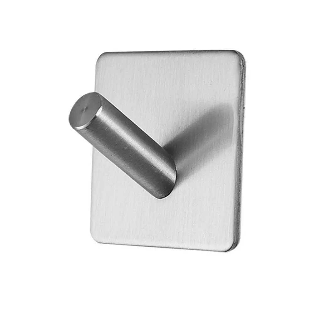 Robe Hooks Stainless Steel Black Non perforated Clothes Hooks Door