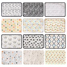 38*53 см детский Пеленальный матрас водонепроницаемый коврик сменный коврик пеленки для новорожденных Чехол накладка для кроватка для новорожденного кроватки спальный мешок