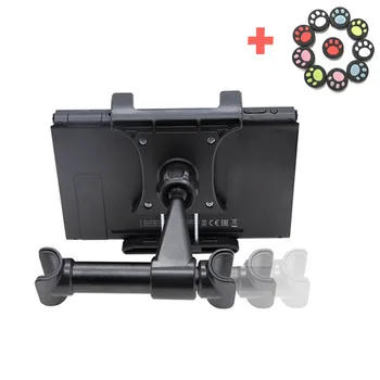 

Adjustable Car Holder Stand Headrest Mount Grip Holder for Nintend Switch NS Host Console Bracket Accessories With Cat Paw Caps