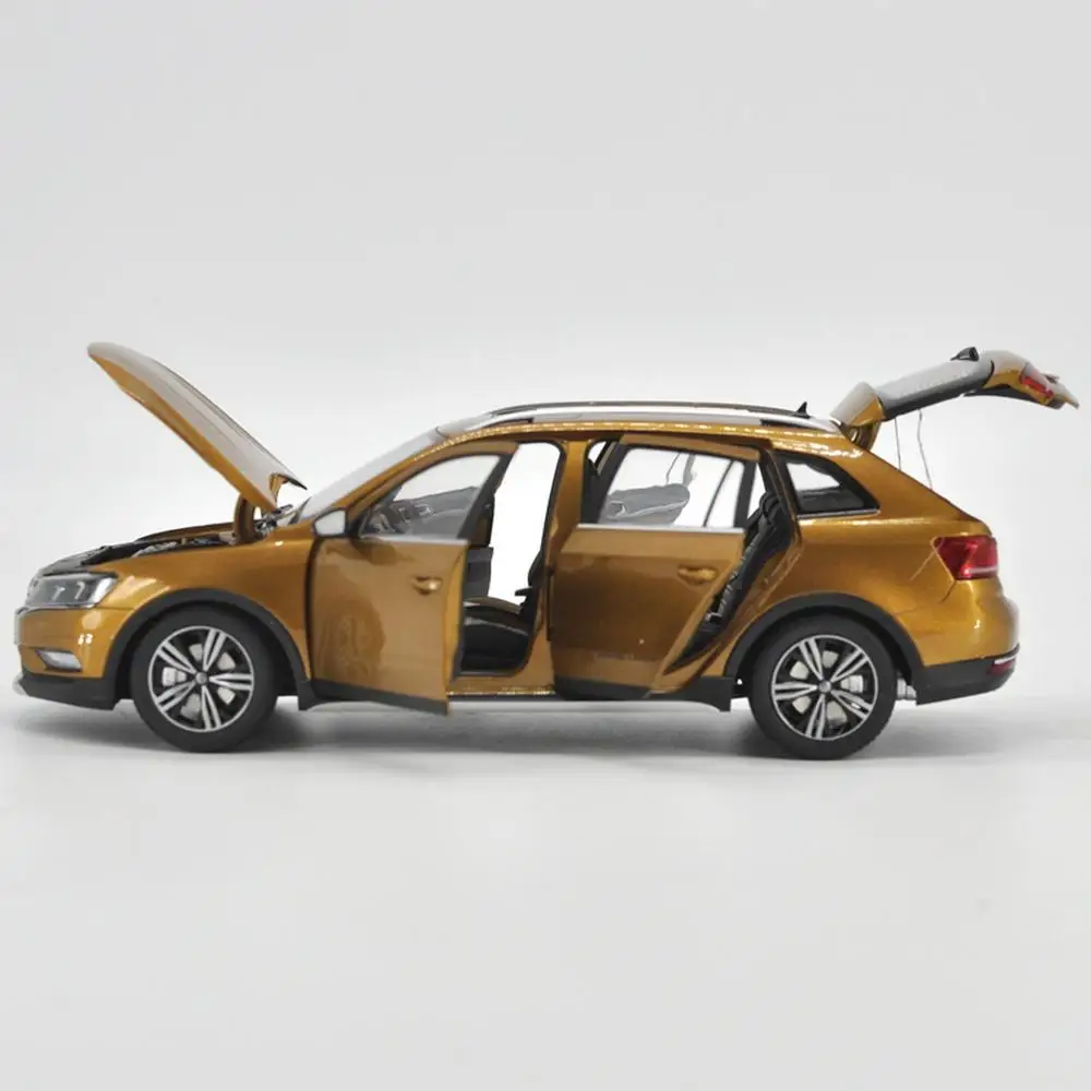 1/18 VW Volkswagen Cross Lavida коричневые литые под давлением автомобильные модельные игрушки, коллекционные