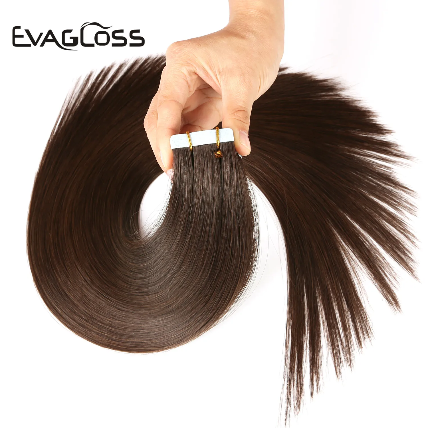 Skin Weft Machine Remy Tape in Human Hair Extensions 20pcs 40pcs 80pcs Adhesive Double Sided Tape in Hair Extensions 12"/16"/20"