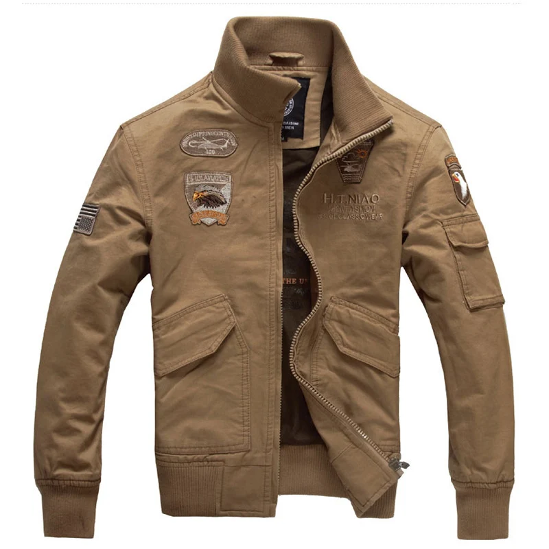 Army Jacket Military Winter Jacket Men Army Cotton Coats Casual Pilot Bomber Jackets Men Clothes Windbreaker Streetwear