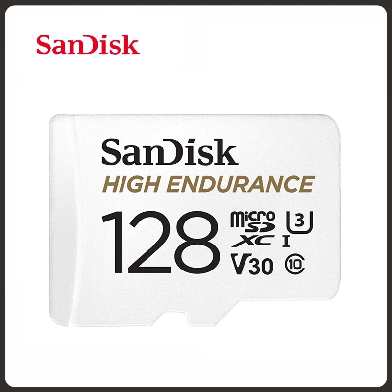 Spit terugtrekken Voorschrift Sandisk High Endurance Microsd Card 32gb 64gb 128gb 256gb Memory Card Sdhc/ sdxc Video Speed U3 V30 Hd 4k For Video Monitoring - Memory Cards -  AliExpress