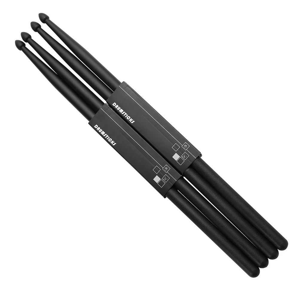 1Pair 5A Wood/Nylon Drumsticks Plastic Drum Sticks with Non-Slip Handles Professional Musical Instrument Percussion Accessories | Спорт и