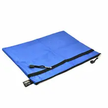 Нейлоновый шестигранный напечатанный 2 отсека A4 бумажный держатель для документов темно-синий