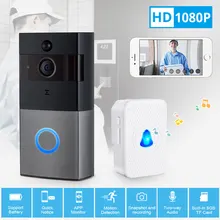 KERUI IP08 видео дверной звонок 1080P умный беспроводной WiFi домофон дверной звонок визуальная запись домашний монитор безопасности ИК Сигнализация Дверной Звонок
