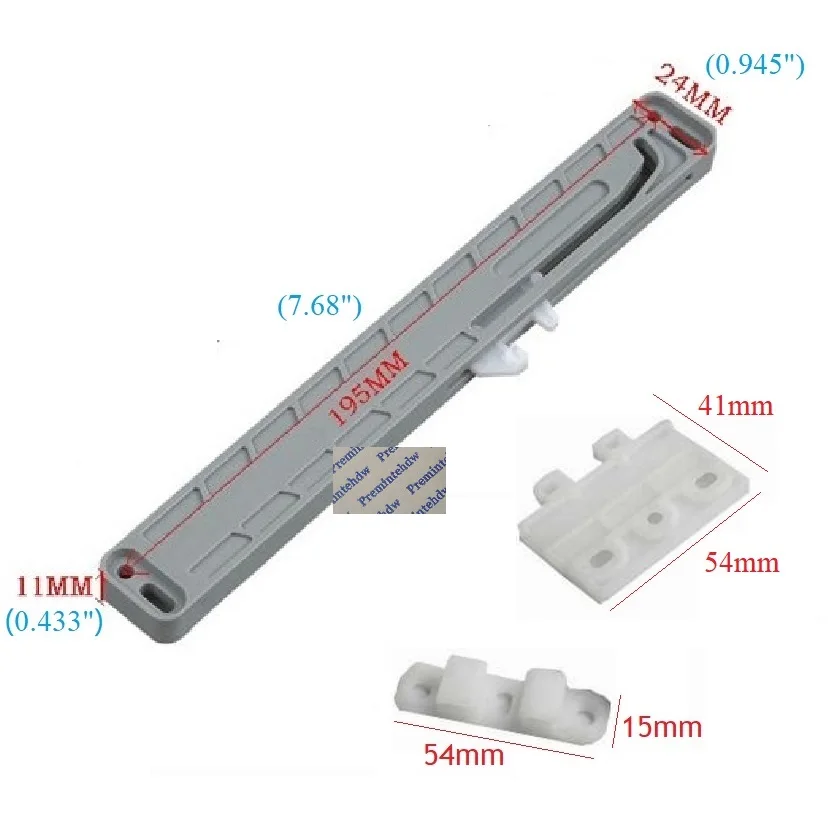 2Pcs Sliding Door Damper Buffer For Wardrobe Closet Cabinet Cupboard