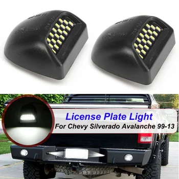 

2x 18 LED White License Plate Lights Replace For Cadillac Escalade ESV EXT 02-13
