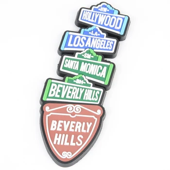 

USA Hollywood Fridge Magnets Beverly Hills Los Angeles Fridge Magnet Home Decoration Tourist Souvenir Sticker 12*4 cm