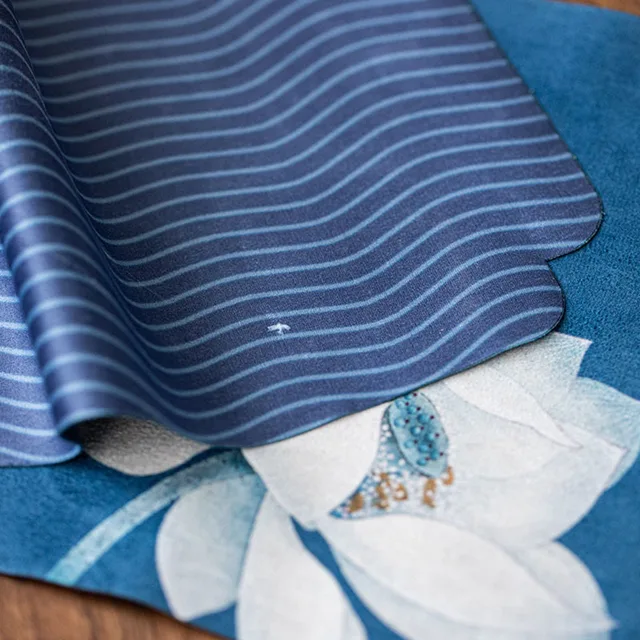 Suede Zen Teaasztal Tea Teat Kendő Téglalap Alakú Pamut Asztali Zászló Száraz Sör Tartozékok Teafüggöny Szertartás - Image 3