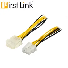 

8 pin ATX 12V CPU EPS P4 Power Extension Cable 8pin 18cm Extend Cable Wire 18AWG Power Supply for Bitcoin Miner Mining Machine