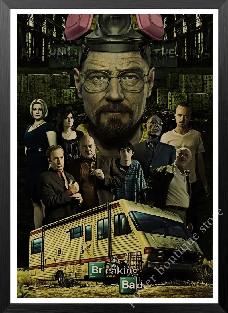 Нарушающий неправильный плакат, плакат Walter, Джесси Пинкман Постеры фильма оберточная бумага в винтажном стиле ретро наклейки на стену домашний декор/4 - Цвет: 9