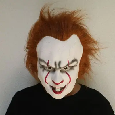 32 Фильм It Chapter Two 2 oker маска пеннивайза Стивен Кинг ужас, Костюмированная вечеринка латексные маски шлем клоун Хэллоуин вечерние костюм, реквизит - Цвет: 32