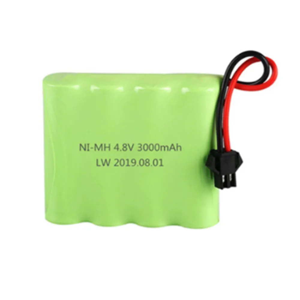 4.8V NI-MH NI-CD Battery 700mAh/1400mAh/1800mAh/2400mAh/3000mAh 3500mAh RC Toys Cars Trucks Tank Guns Parts rechargeable nickel metal hydride batteries