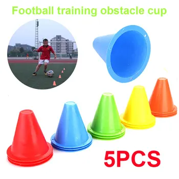 

Marker Cones 5pcs Convenient Beginner Soccer Marker Disc Football Training Barrier Court Practice Prop Skating Lawn PE Sport