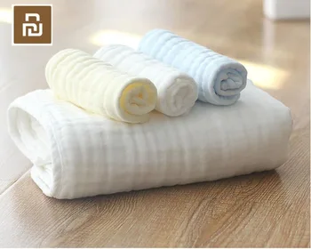 

6pcs/set Youpin ZSH Towel Baby Series Cotton Towel All Cotton Facial Washing and Facial Scrubbing Towel 250*250mm