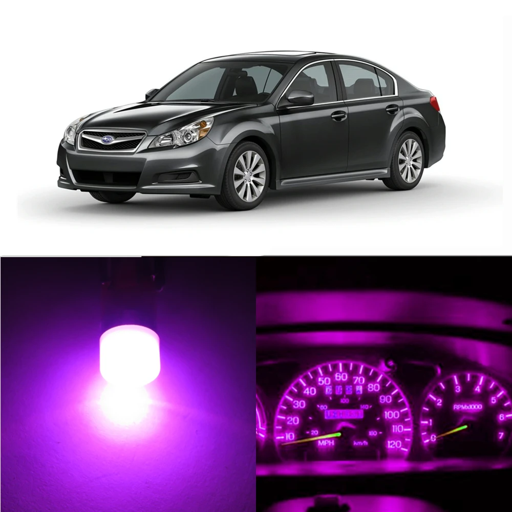 WLJH 33x яркие тире огни полный набор светодиодных ламп для 1995-1999 Subaru Legacy приборная панель Датчик кластера Предупреждение ющий индикатор лампа - Испускаемый цвет: Розовый