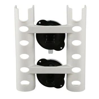 

1Pc Suction Cup Fishing Rod Rack Holder for Car Truck Kitchen Wall Mount White