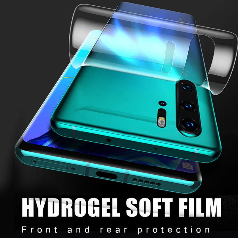 20D полное покрытие Гидрогелевая пленка для huawei mate 30 20 Pro 10 Lite Защита экрана для huawei P20 P30 Pro задняя мягкая пленка не стекло