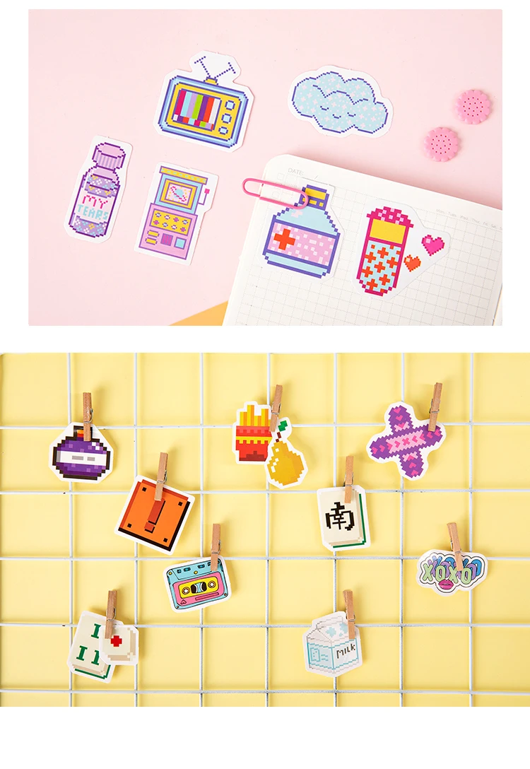 20 компл./лот Kawaii канцелярские наклейки приходите и играйте в серии дневник декоративные Мобильный наклейки Скрапбукинг ручные поделки наклейки