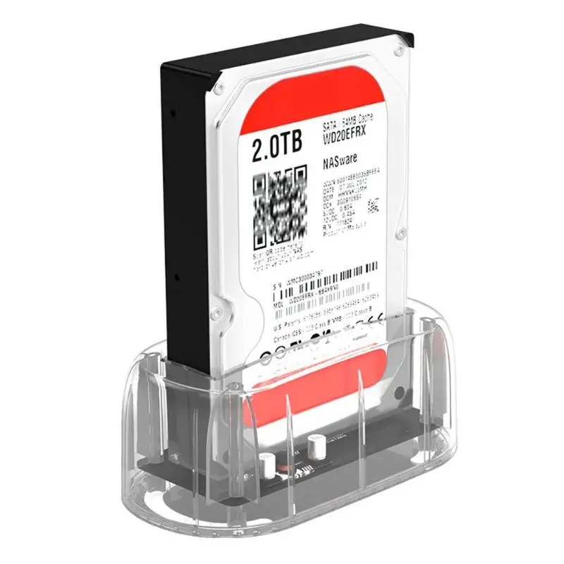 6139C3 2,5/3,5 дюймов Тип type-C USB 3,1 прозрачный корпус мобильного жесткого диска 12V 8 ТБ USB 3,1 высокое Скорость Корпус чехол адаптер