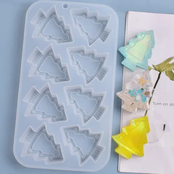 

Three-dimensional Christmas Tree Table Decoration Mousse Cake Baking Pan DIY Crystal Epoxy Resin Mold Silicone Mold