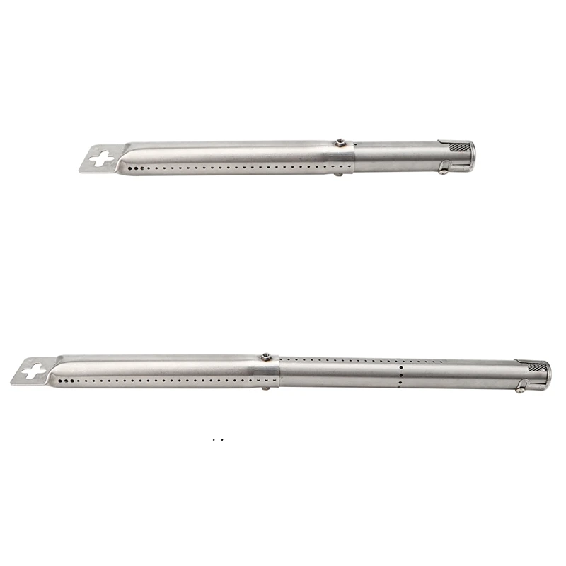 4PCS Universal Adjustable BBQ Grill Pipe Stainless Steel Barbecue Tube Burners Outdoor Indoor BBQ Gas Grill Replacement Parts