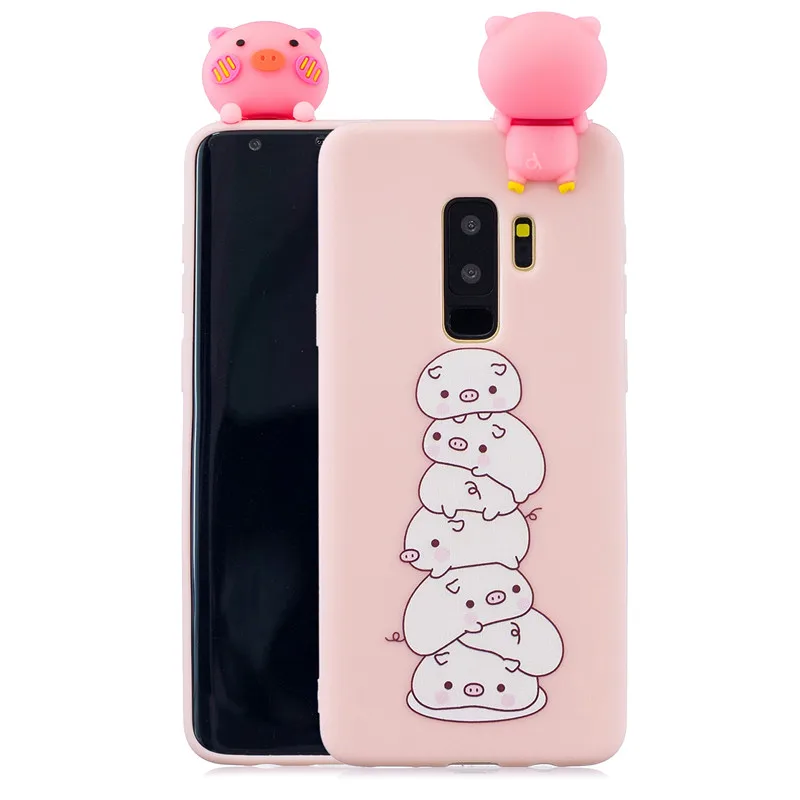3D мягкий чехол с мультяшным рисунком для Samasung S8 S9 S10 Plus S7 A10 A20 A20E A30 A50 A70 A10S A20S A30S A50S J3