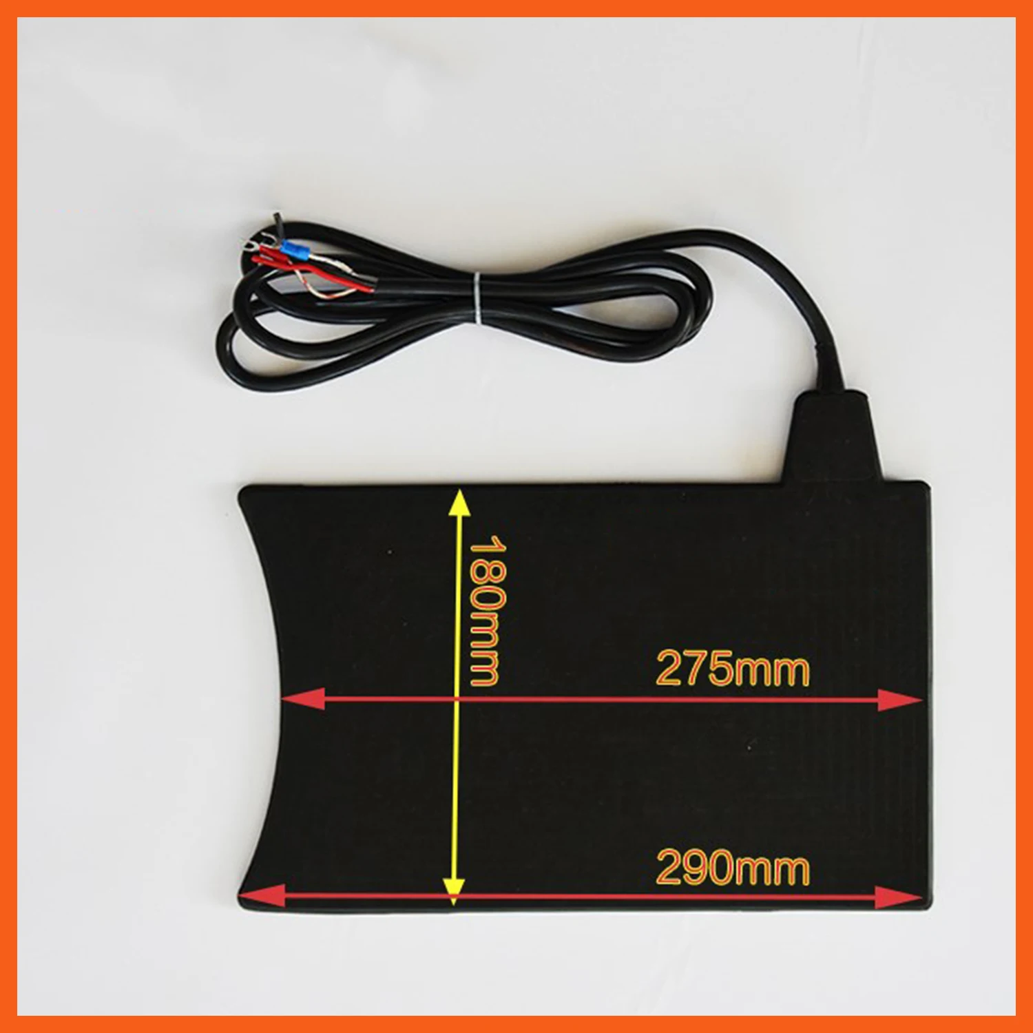 

Электрическая нагревательная плита, пожарная машина для починки, 290*180*8 мм k-тип термопары силиконовая нагревательная пластина Вулканизированная пластина,