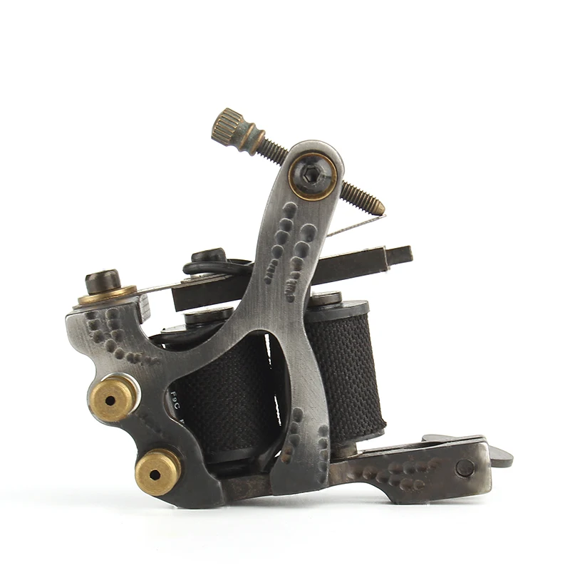 

12 wrap coils iron tattoo machine High Quality Tattoo Machine for liner shader Body Art Gun Makeup Tool